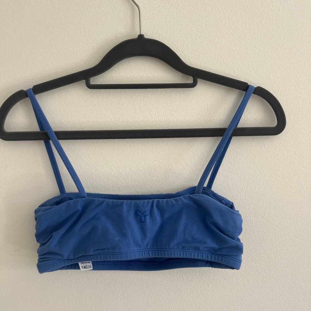 Aritzia Tna Blue Cropped Tank Top